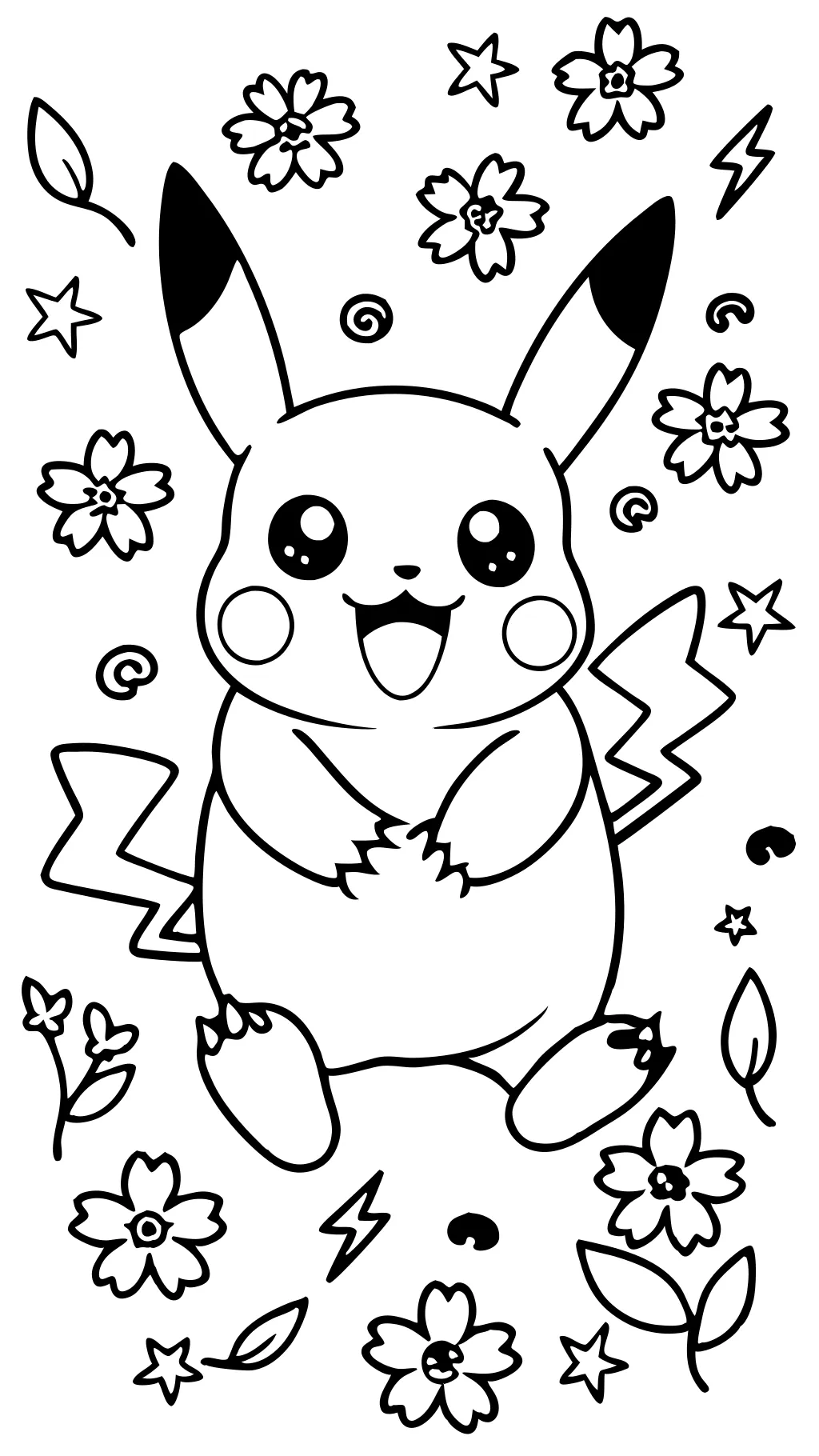 coloring pages pokemon pikachu